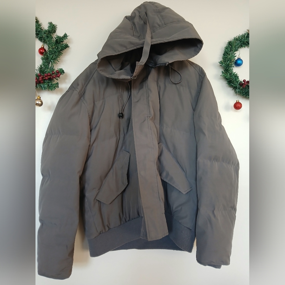 Cole Haan Men's Hooded Puffer Jacket: Size L